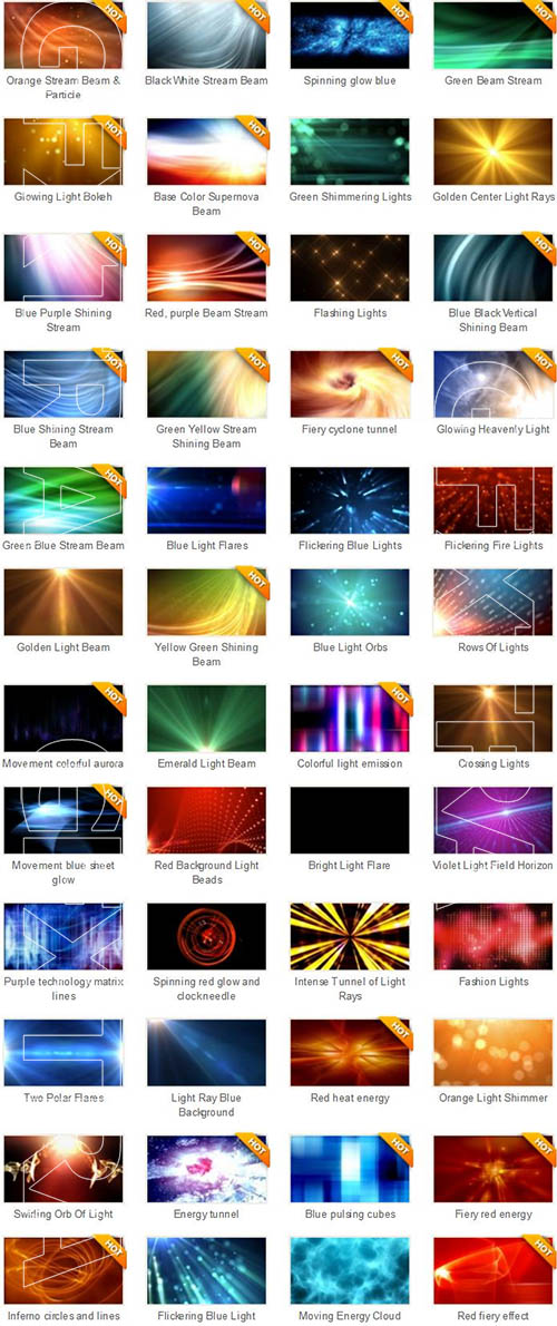 Motion Backgrounds - Light and Energy Pack 1