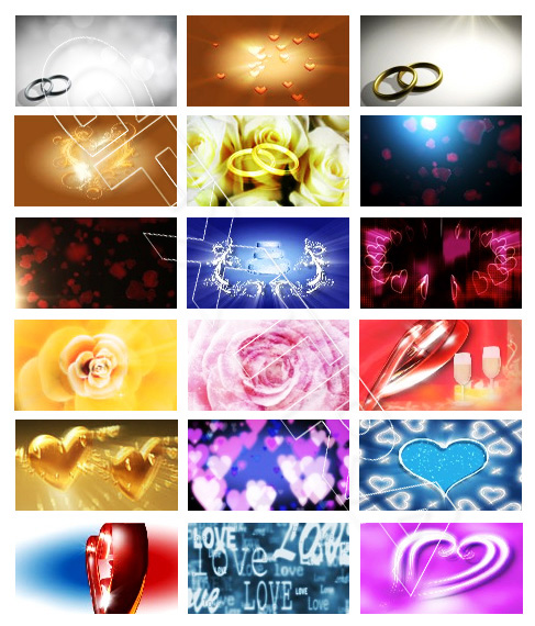 Motion Backgrounds - Love and Relationships Pack 2