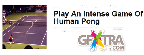 Play An Intense Game Of Human Pong