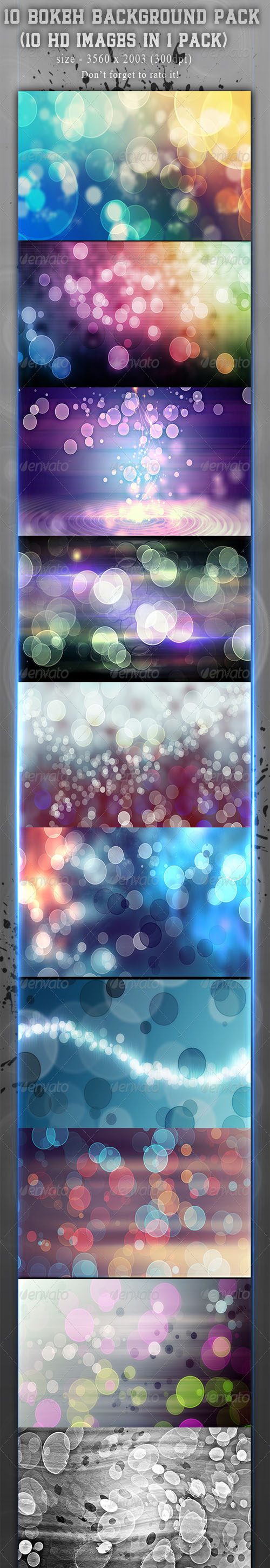 GraphicRiver - 10 Bokeh Backgrounds Pack