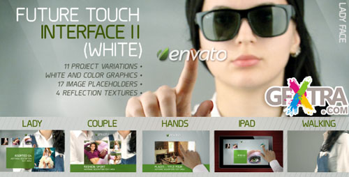 Videohive - Future Touch Interface II (White)