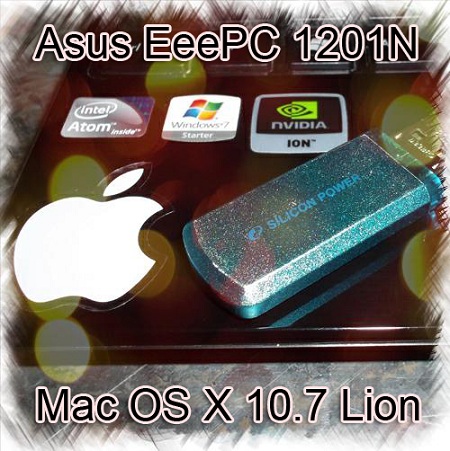 Mac OS X 10.7 Lion to Asus EeePC 1201N, installing / upgrading to a measurement GUID 10.7
