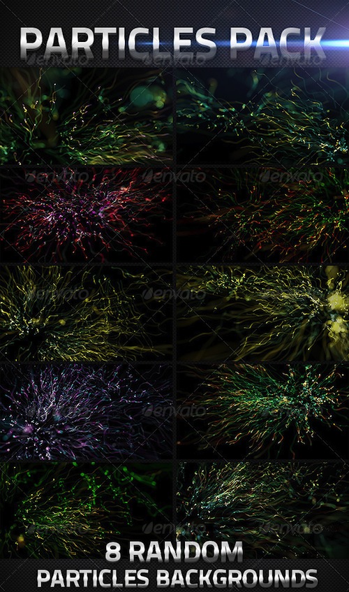 GraphicRiver - 10 Abstract Particles Backgrounds