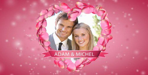 Heart of petals Wedding opener Projects for After Effects (Videohive)