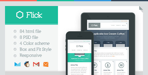 ThemeForest - Flick - Responsive E-mail Template - RIP