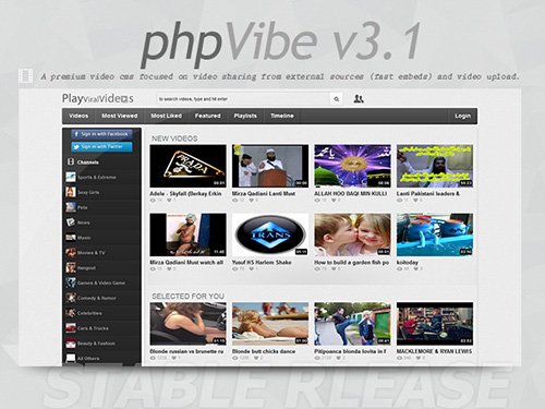 PHP VIBE v3.1 - PHP.NULL.RO - STABLE RELEASED!