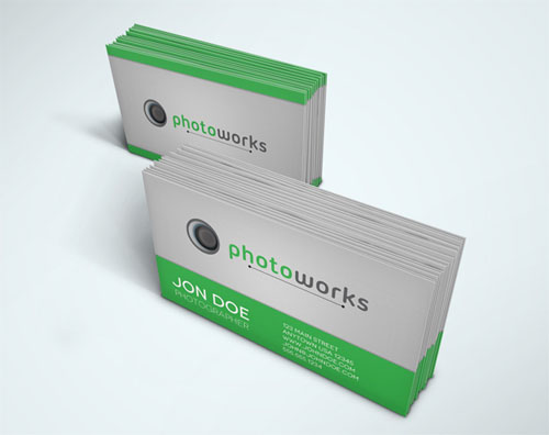 Photoworks Business Card PSD Template