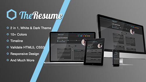 Mojo-Themes - TheResume - Responsive Multi-colors Resume/CV Template - RIP