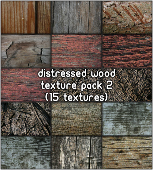 Distressed Wood Textures, pack 2