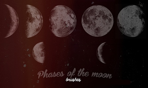 ABR Brushes - Phases of the moon