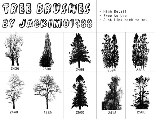 ABR Brushes - Trees Mix