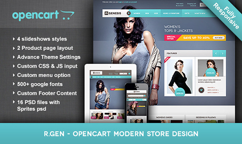 ThemeForest - R.Gen v2.5 - OpenCart Modern Store Design