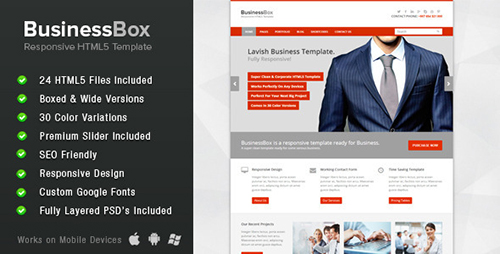 ThemeForest - BusinessBox - Corporate Business Template - RIP