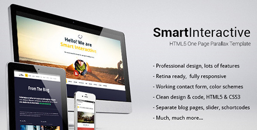 ThemeForest - Smart Interactive - HTML5 one page creative parallax - RIP