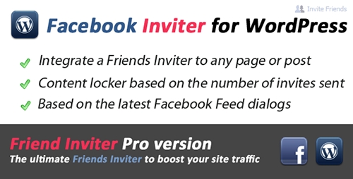 CodeCanyon - Facebook Inviter and Content Locker v2.0.3 for WordPress