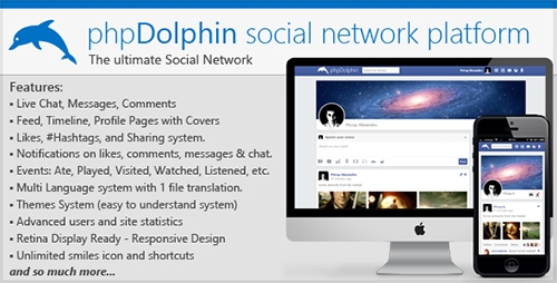 CodeCanyon - phpDolphin v1.1.2 - Social Network Platform