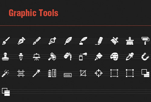 31 Vector Icons with Graphic Tools