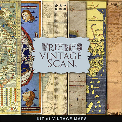 Textures - Vintage Maps 2013 - 2