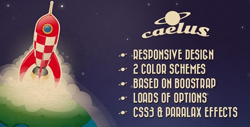 ThemeForest - Caelus v1.1 - Bootstrap Coming Soon Page - FULL