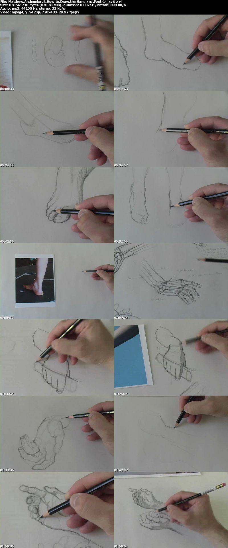 Matthew Archambault How to Draw the Hand and Foo