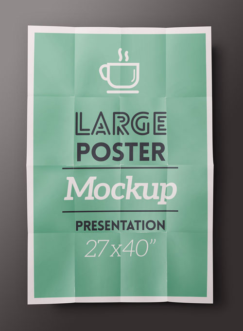 Pixeden - Psd Poster Mockup Presentation Vol1