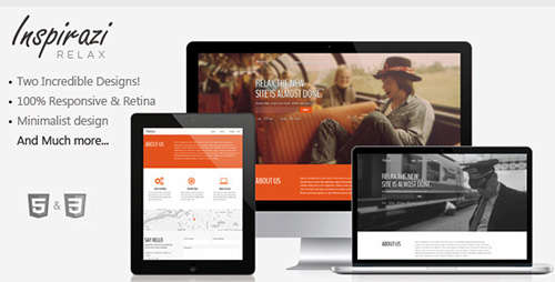 ThemeForest - Relax - Responsive & Minimal Coming Soon Theme - RIP
