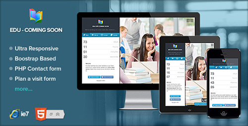 ThemeForest - EDU - Educational, Courses coming soon page - RIP