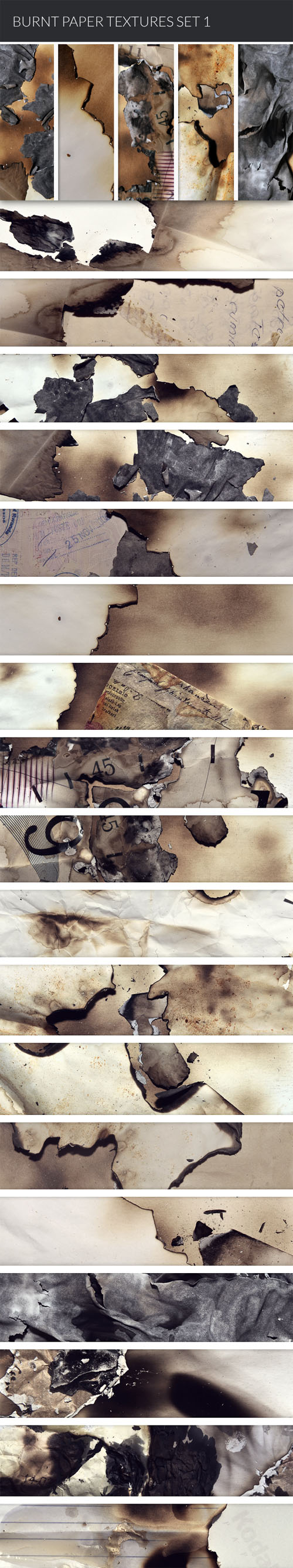 Designtnt - Burnt Paper Textures