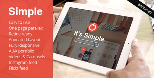 ThemeForest - SIMPLE - Easy One Page Parallax - Responsive HTML5 - RIP