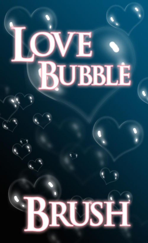 Love Bubble Photoshop Brushes