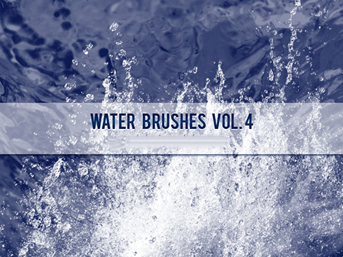 Water Brushes Vol. 4 for Photoshop