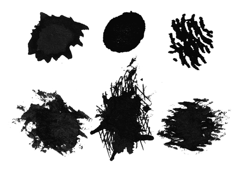 ABR Brushes - Ink (6 .ABR Files)