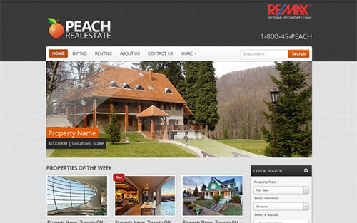 WrapBootstrap - Peach Realestate