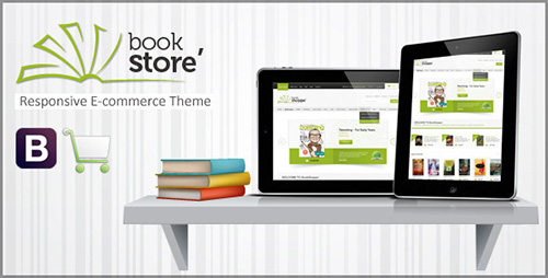 ThemeForest - Book Store Responsive Ecommerce HTML5 Theme - FULL