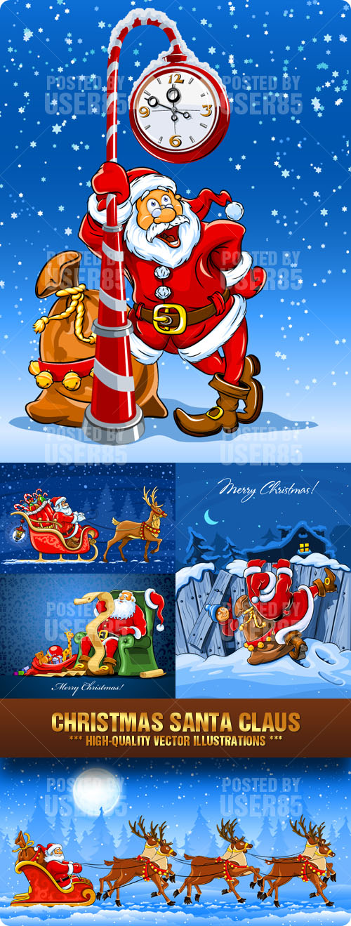 Stock Vector - Christmas Santa Claus