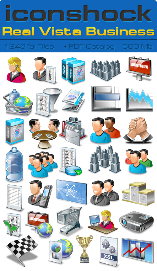 IconShok - Real Vista Business Illustrator Sources