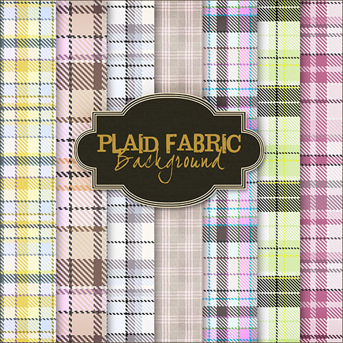 Textures - Plaid Fabric Backgrounds
