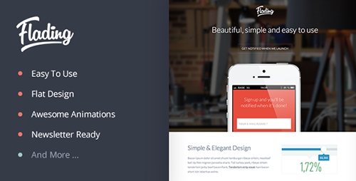 ThemeForest - Flading - An Easy To Use Responsive Landing Page - RIP