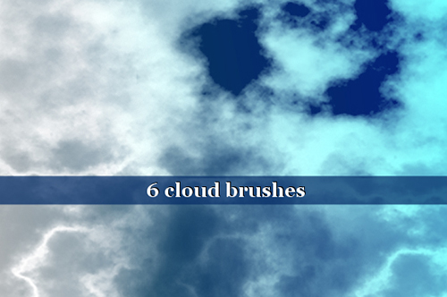 6 Clouds Brushes - ABR File