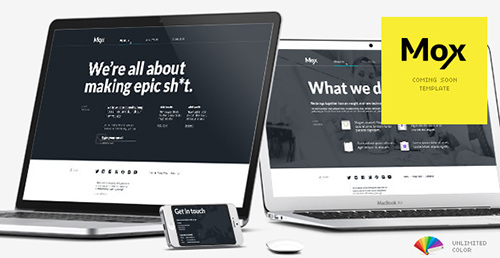 ThemeForest - Mox - Responsive Coming Soon & Mini Site Page - RIP