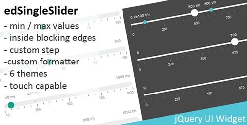 CodeCanyon - edValueSlider - jQuery value slider widget - RIP