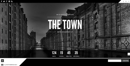 ThemeForest - The Town || Responsive Coming Soon Page - RIP