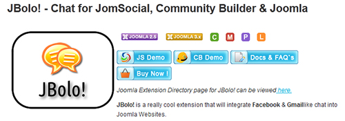 TechJoomla - JBolo v3.0.1 - Chat for JomSocial, Community Builder & Joomla