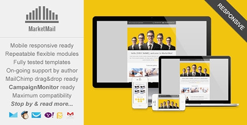 ThemeForest - Responsive Business Email Template - MarketMail - RIP