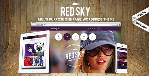 ThemeForest - Red Sky v1.0 - One Page Multi-Purpose Theme