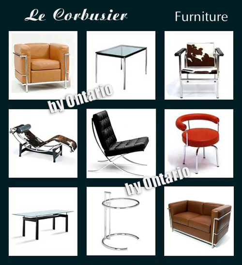 3D models of Furniture Le Corbusier