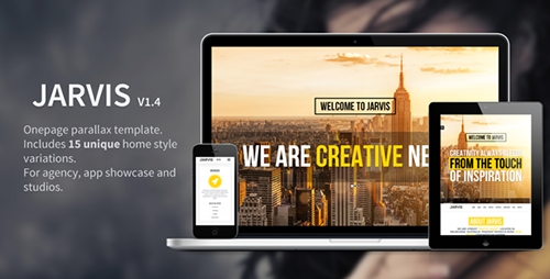 ThemeForest - Jarvis v1.1 - Onepage Parallax Theme - FULL
