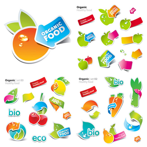 Vector - Eco Fruit Labels