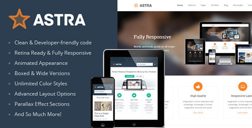 ThemeForest - Astra - Responsive Multi-Purpose HTML Template - RIP