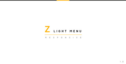 CodeCanyon - Z Light Menu | jQuery Plugin - RIP